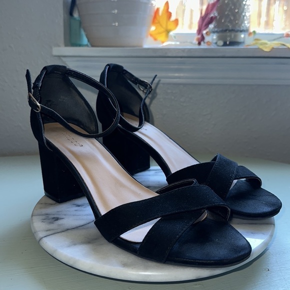 BAMBOO CHUNKY LOW HEEL (SIZE 10) - Picture 4 of 7